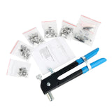 🔩 Juego de 86 tuercas de remache ciego resistente, herramienta de remachar, pistola de tuerca de remache, remachadora de mano de rosca, herramienta de inserción roscada para pistola de remache,