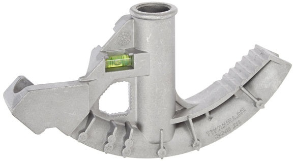 ▶ Dobladora de conductos de aluminio fundido a presión, radio interior de 6° para EMT de 3/4 pulgadas o 1/2 pulgadas rígida