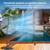 ▶ Ventilador Industrial De Pedestal, Abanico de uso rudo Versátil y funcional, Circulador de Aire 3 velocidades Poderoso flujo de aire,Ventilador de pie Abanico industrial (26 Pulgadas)