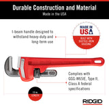 ▶ Llave Stillson HD 12" de Servicio Pesado para Tuberías, Herramienta Multiusos, Tuberías, Plomería Profesional