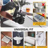 ▶ Herramienta de eliminación de obstrucciones de cabello para desagüe de serpiente de 33 pies, herramienta de eliminación de desagües para fregadero, herramienta de limpieza de drenaje flexible para