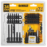 Juego de puntas de impacto accesorios DEWALT DW2153  IMPACT READY, 34 piezas