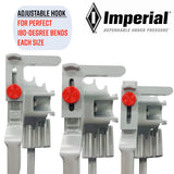 ▶ Dobladora de tubos de triple cabezal Imperial Tool 370FH, 3/16", 1/4", 3/8" y 1/2"