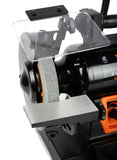 WEN BG625V - Molinillo de banco de velocidad variable de 2,5 amperios, 6 pulgadas, con luz de trabajo flexible, color negro
