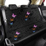 ▶ Fundas de Asiento de Coche Fundas para Asientos Traseros Funda para Volante Correa para Muñeca Posavasos Almohadilla de Reposabrazos Hombros (Estilo Mariposa Clásico)