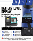 ▶ Prensado de tubos hidráulico de 18 V con 1/2", 3/4", 1" y 1-1/4" Pro Press Jaws para tubos de acero inoxidable/cobre/PEX, kit de herramientas de prensa de tubería con 2 baterías,