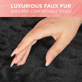 ▶ Cubiertas de Asiento de la Piel de Oveja de carbla de carbla, Cubiertas de Asiento Delantero de Piel sintética de 2 Paquetes para automóviles con Toque Suave y Lujoso, Lindas Cubiertas Interiores