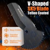 ▶ Cortador de tubos de PVC, 3 engranajes de corte ajustable de hasta 2-1/2 pulgadas, herramienta de corte de tubos de carraca resistente para PVC, PPR, PE, PEX, mangueras de plástico y tuberías