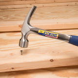 ▶Estwing E3-22SMR Framing Hammer, Milled Face, 22-Ounce, 13.5-Inch, Vinyl Shock Reduction Grip
