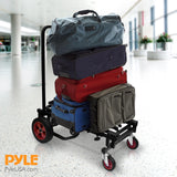 Carro de Mano 8 en 1 Ajustable Profesional, Capacidad de 150kg, Carro de Plataforma Plegable y Ligero, Ideal para Equipaje, Mudanzas, Almacenes y Envíos, Se Extiende de 70 cm a 112.4 cm