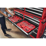 ▶ CRAFTSMAN Juego de herramientas mecánicas de 1/4 y 3/8 pulgadas, 135 piezas (CMMT12124)
