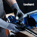 ▶ Roscador de tubo de carraca NPT de 1/4 pulgadas - 1-1/4 pulgadas, enhebrador manual de tubería de carraca portátil, juego de herramientas de enhebrado de tubo portátil con 6