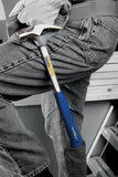 ▶Estwing E3-22SMR Framing Hammer, Milled Face, 22-Ounce, 13.5-Inch, Vinyl Shock Reduction Grip