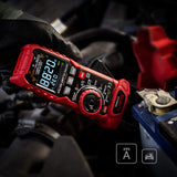 ▶ Digital Pinza Amperimétrica Profesional para medir 1000A CA/CC Amperios y Tensión, Amperímetro Autorango con Ture-RMS, InRush, VFD para Capacitancia, Resistencia, Diodos, Bateria, NCV