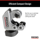 Cortador de tubos de 1/4 pulgadas a 1-1/8 pulgadas, plateado Ridgid - CC247 RIDGID 40617 Modelo 101