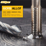 ▶ Juego de Terrajas y Machos de 40 Piezas. Troqueles Métricos, Grifos y Manijas de LLave. Juego de Herramientas Manuales para Cortar, Roscar, y Moldear Tuercas, Pernos, Tornillos, Bujias, y Mas