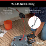 Máquina de limpieza de drenaje profesional de pared a pared, limpiador de drenaje compacto para tuberías de 1-1/4" a 2"