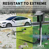 ▶ Cable de extensión de 15 pies para exteriores con mango de agarre, cable de alimentación flexible resistente al agua, 50A 125/250V 6250/12500W STW