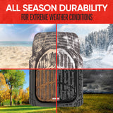 ▶ Tapetes Alfombrillas delanteras de 2 piezas para coche - Revestimientos de contorno FlexTough negros - Alfombrillas de goma resistentes y profundas para coche, SUV, camión y furgoneta - Protección para todo tipo de clima, ajuste universal