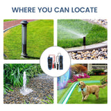 ▶ Buscador de tuberías y cables subterráneos Pro con batería recargable de 1100 mAh para localizar cables y cables de control