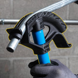 ▶ Dobladora de hierro dúctil para tubos de metal con mango para 1.25 pulgadas Tubos EMT. Cortadores y dobladoras