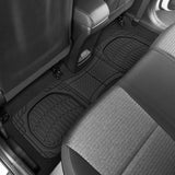 ▶ Tapetes Plato Hondo Alfombrillas de Goma Resistente para Coche SUV Camión & Van, Color Negro, Negro