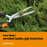 Tijeras de podar eléctricas, Mango Extensible de 25 a 33 Pulgadas, Tijeras de Corte de Plantas, Herramientas de jardín y jardín, Naranja/Negro