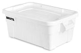 Rubbermaid Commercial  Brute Tote with Lid, 14-Gallon Capacity, White
