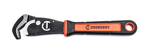 ▶ CRESCENT  - Llave de tubo de doble material autoajustable de 12 pulgadas