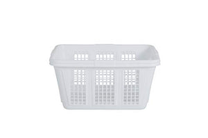 Rubbermaid Laundry Basket, 1.6-Bushel, White