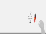 ▶ KNIPEX  Tools LP -  Alicates de instalación eléctrica rojo/amarillo