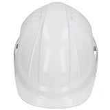▶ Casco de Ventilación ABS Blanco Casco de Trabajo con Tapa Protectora Ventilada para Ingeniería de Obras Construcción de Ferrocarriles