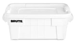 Rubbermaid Commercial  Brute Tote with Lid, 14-Gallon Capacity, White