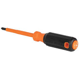 Klein Tools - Juego de destornilladores aislados con destornillador de 1000 V, (3) Phillips y (2) puntas ranuradas y cuadradas, 6 piezas