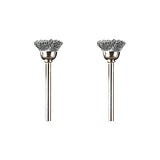▶ DREMEL -  Carbon Steel Brushes (2 Pack), 1/2"