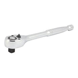 ▶ NEIKO Llave de carraca de 1/2 pulgada, carraca reversible de 72 dientes, carraca de liberación rápida de 1/2 accionamiento, llave de enchufe de cabeza ovalada de 10 pulgadas, llave de carraca de acero CR-V