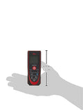 Medidor de distancia láser con Bluetooth 4.0, color negro y rojo, 4,3 x 2,5 x 11,7 cm