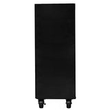 ▶ Gabinete móvil portaherramienta Profesional con 4 gavetas/cajones Fabricado en Metal c/Ruedas Color Negro