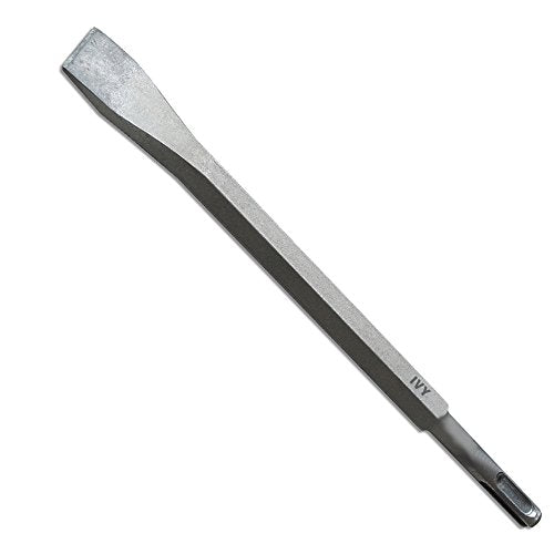 Broca Cincel plano de 3/4 x 10 pulgadas, acero de molibdeno chapado en cromo, 1/tarjeta