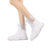 ▶ Fundas protectoras impermeables reutilizables y antideslizantes para zapatos de nieve y lluvia, resistentes al agua
