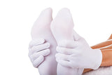 Paxcoo 6 pares de guantes XL de algodón blanco para manos secas hidratantes cosméticos Eczema mano spa y joyería de monedas inspección