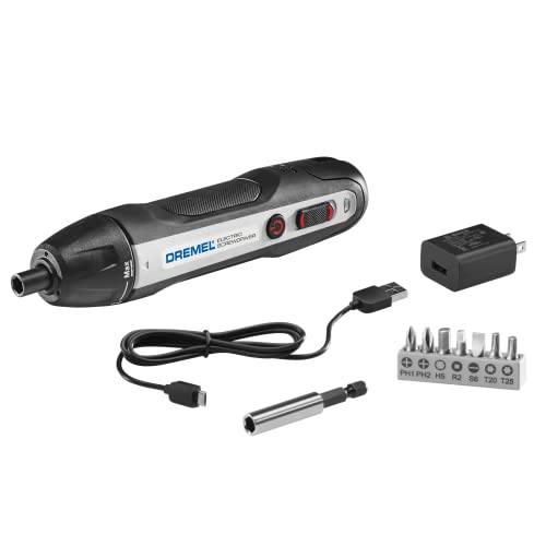 ▶ DREMEL - Destornillador eléctrico inalámbrico recargable por USB de 4 V