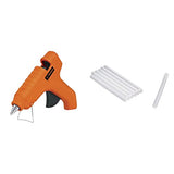 Truper PIPE-1/2 Pistola eléctrica para silicon, 25W, 1/2" + REP-PIPE-5/16, Barras de silicón de repuesto para PIPE-5/16, 12 pzas