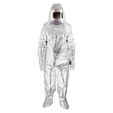 ▶ Greatideal Traje de protección contra Incendios | Ropa de protección contra Incendios de Papel de Aluminio | Traje aluminizado Resistente al Calor de 500 Grados La Ropa ignífuga Incluye 1 Sombrero