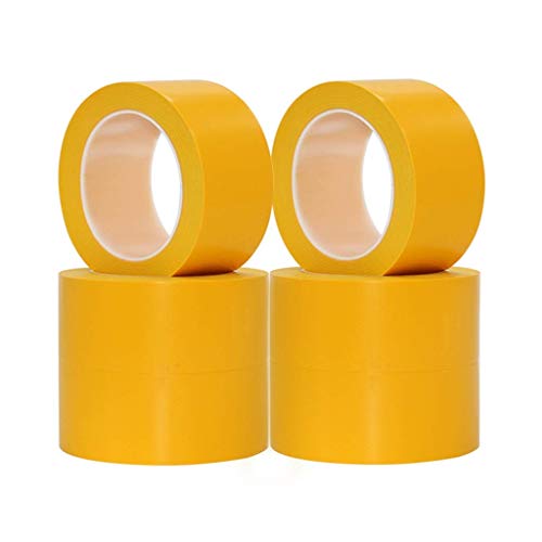 ▶ Cinta de advertencia de peligro - Cinta de barrera PVC Negro Amarillo Línea de cebra Advertencia Señal de advertencia Pegatinas Suelo 5S Logotipo Color forrado Cinta de piso Alta calidad 6 rollos (ama