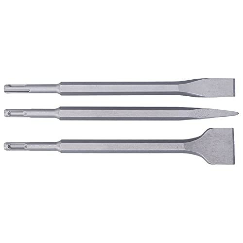 Broca cincel de martillo rotativo, Kit de cincel de alta dureza, herramienta de extracción de hormigón que ahorra mano de obra para Bosch para herramientas eléctricas Hilti(SDS PLUS (vástago redondo))