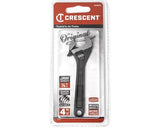 ▶ CRESCENT Llave de óxido negro ajustable de 4 pulgadas, cardada -Crescent