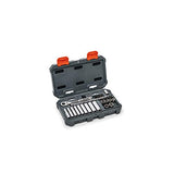 ▶ CRESCENT - Juego de herramientas mecánicas SAE estándar y profundo de 6 puntos de 1/4 pulgadas, CSWS2C