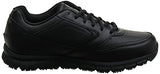 Skechers, Zapatos de Servicio de Alimentos para Hombre, Nampa 77156, Negro (Black Polyurethane), 27.5 Ancho Medio