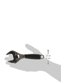 Bahco BAH9029RTUS Ergo - Llave ajustable de boca grande, boca ancha con mango de goma, 6 pulgadas, acabado fosfato negro